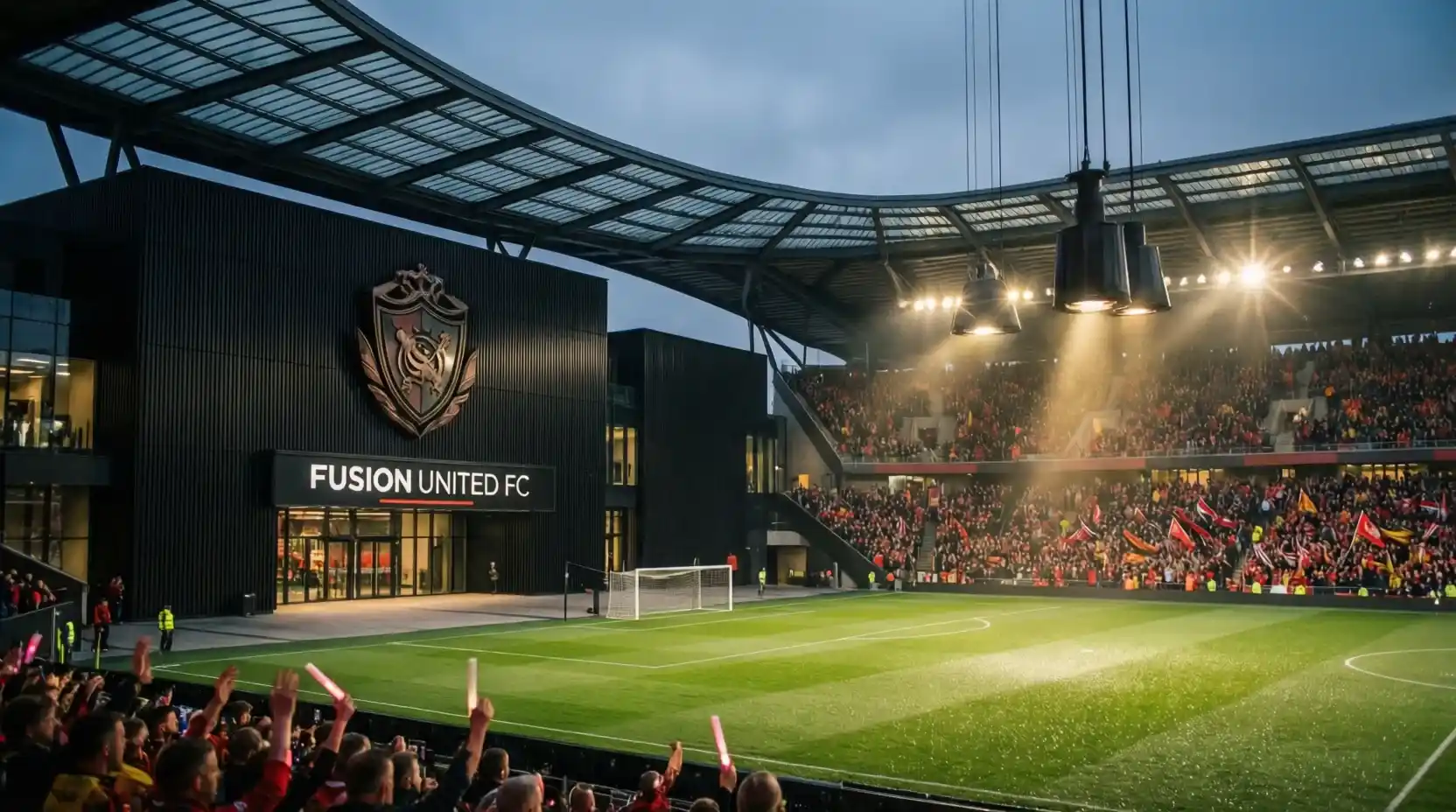 Vista del Estadio Campeón del Siglo de Peñarol en día de partido