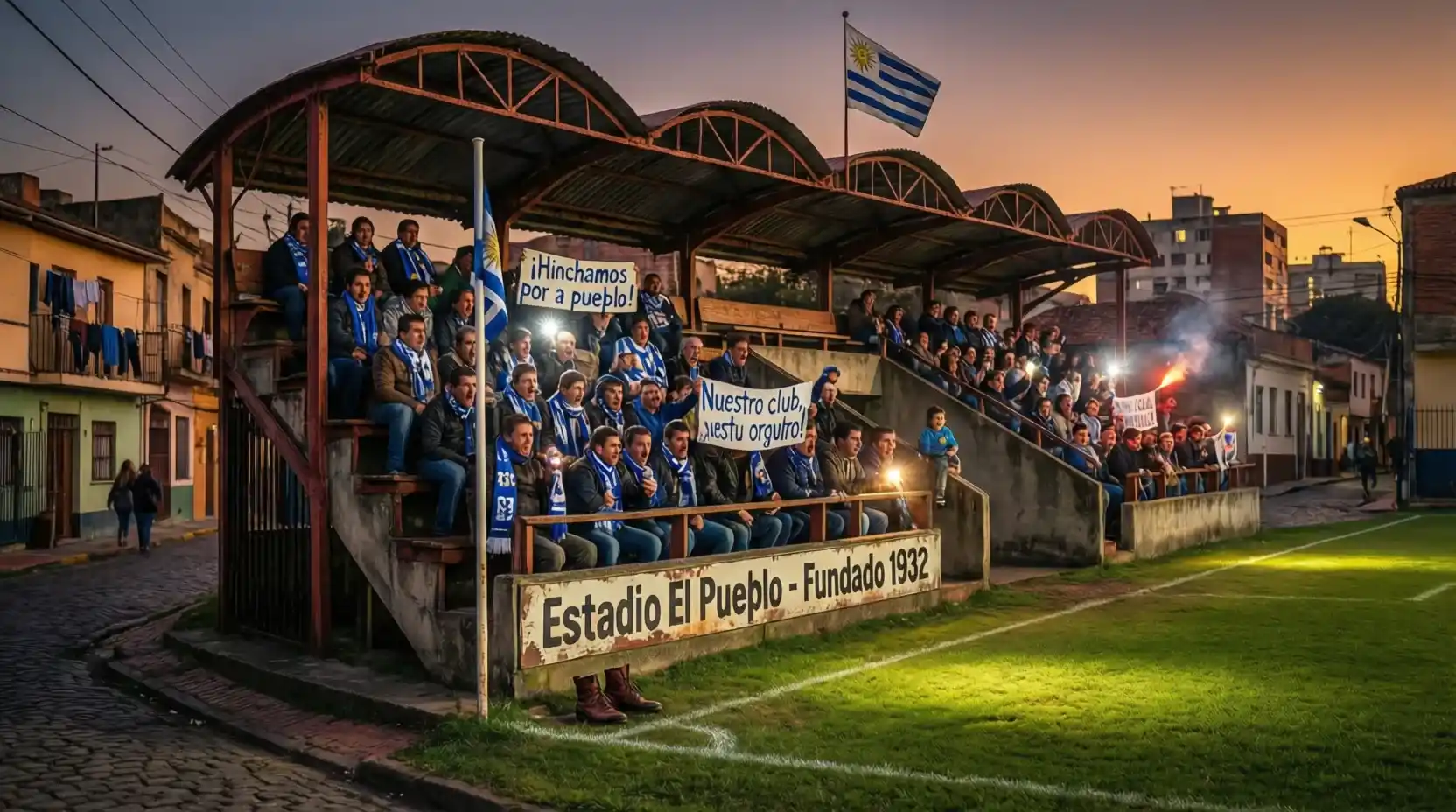 Estadio Luis Franzini de Defensor Sporting en día de partido
