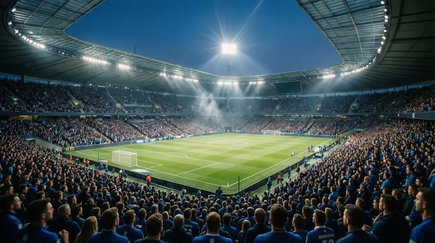 Estadio Belvedere de Liverpool Uruguay en día de partido