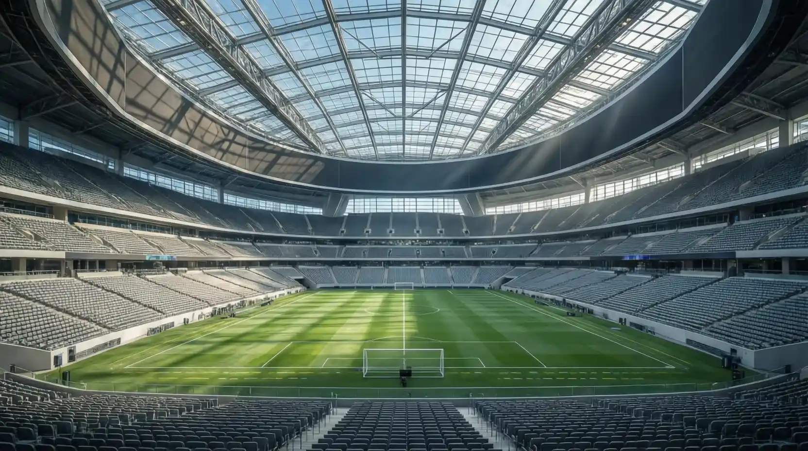 Estadio moderno en Estados Unidos preparado para albergar partidos del Mundial 2026