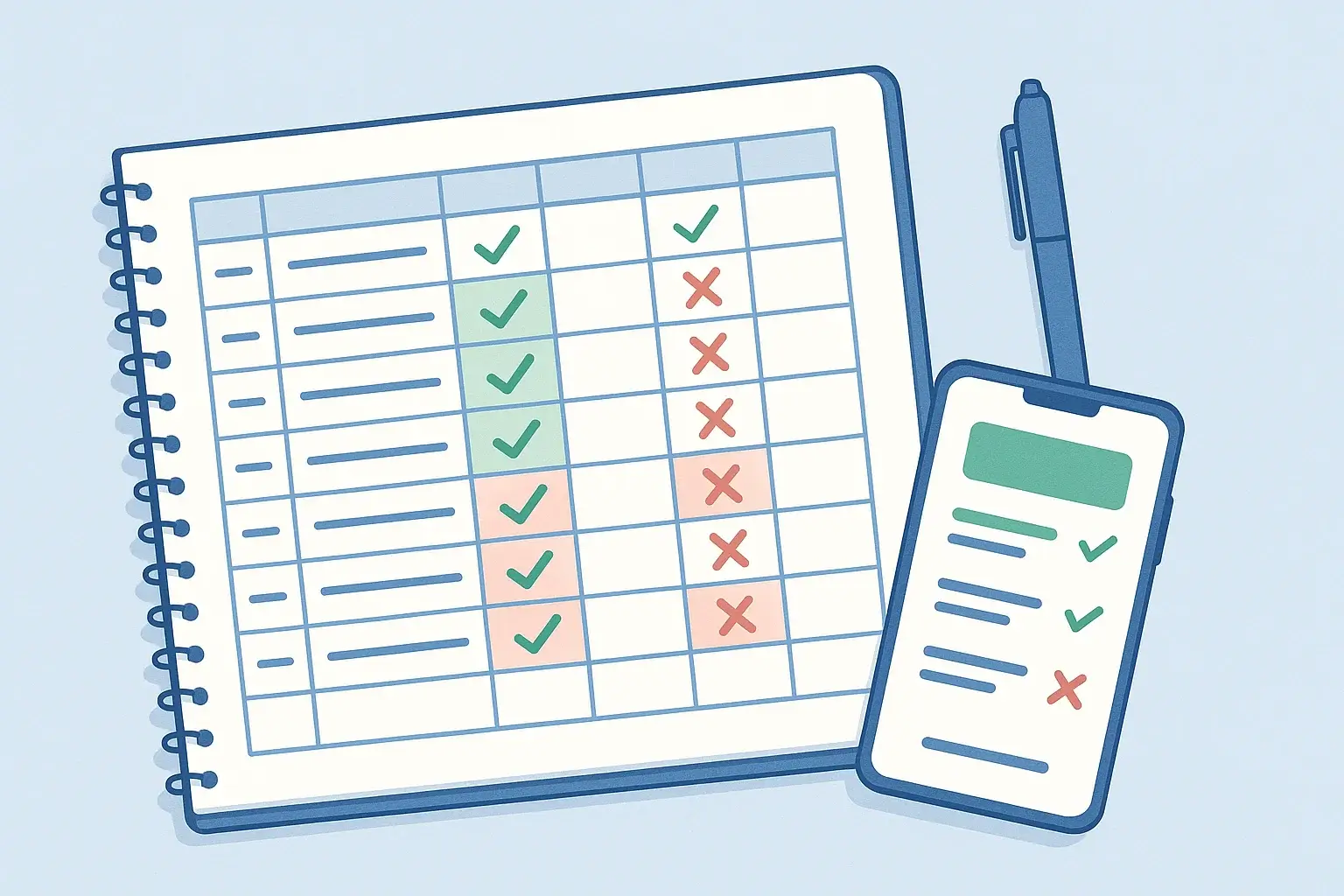 Registro de apuestas deportivas con planilla de control y seguimiento de resultados